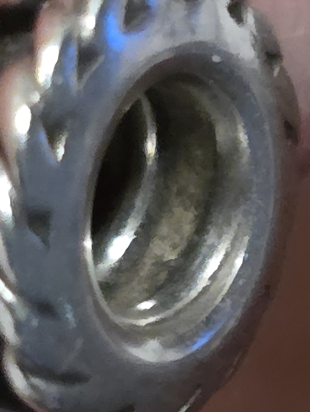 All Retired Original Pandora Moments 7.5 " Snake Chain 1 Clasp 7 Charms - Picture 8 of 16